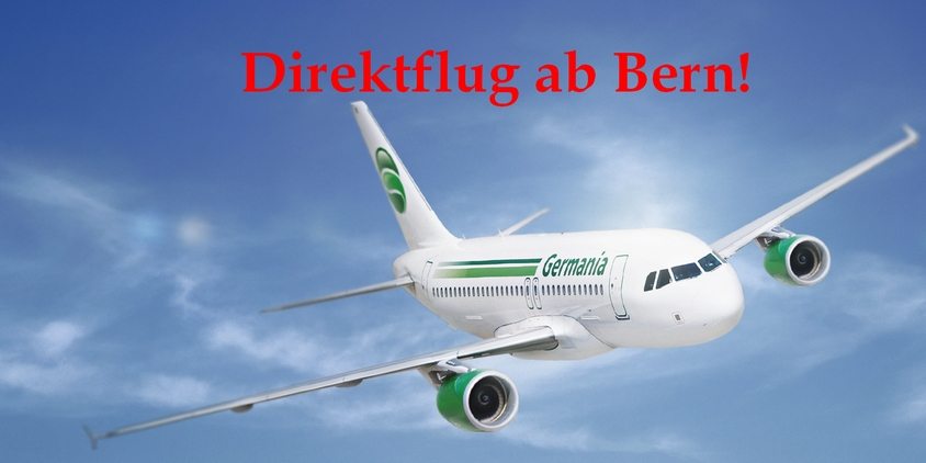 Direktflug ab Bern mit Germania