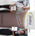 Das Willkommensteam am Flughafen in Calvi: Stefan und Moni